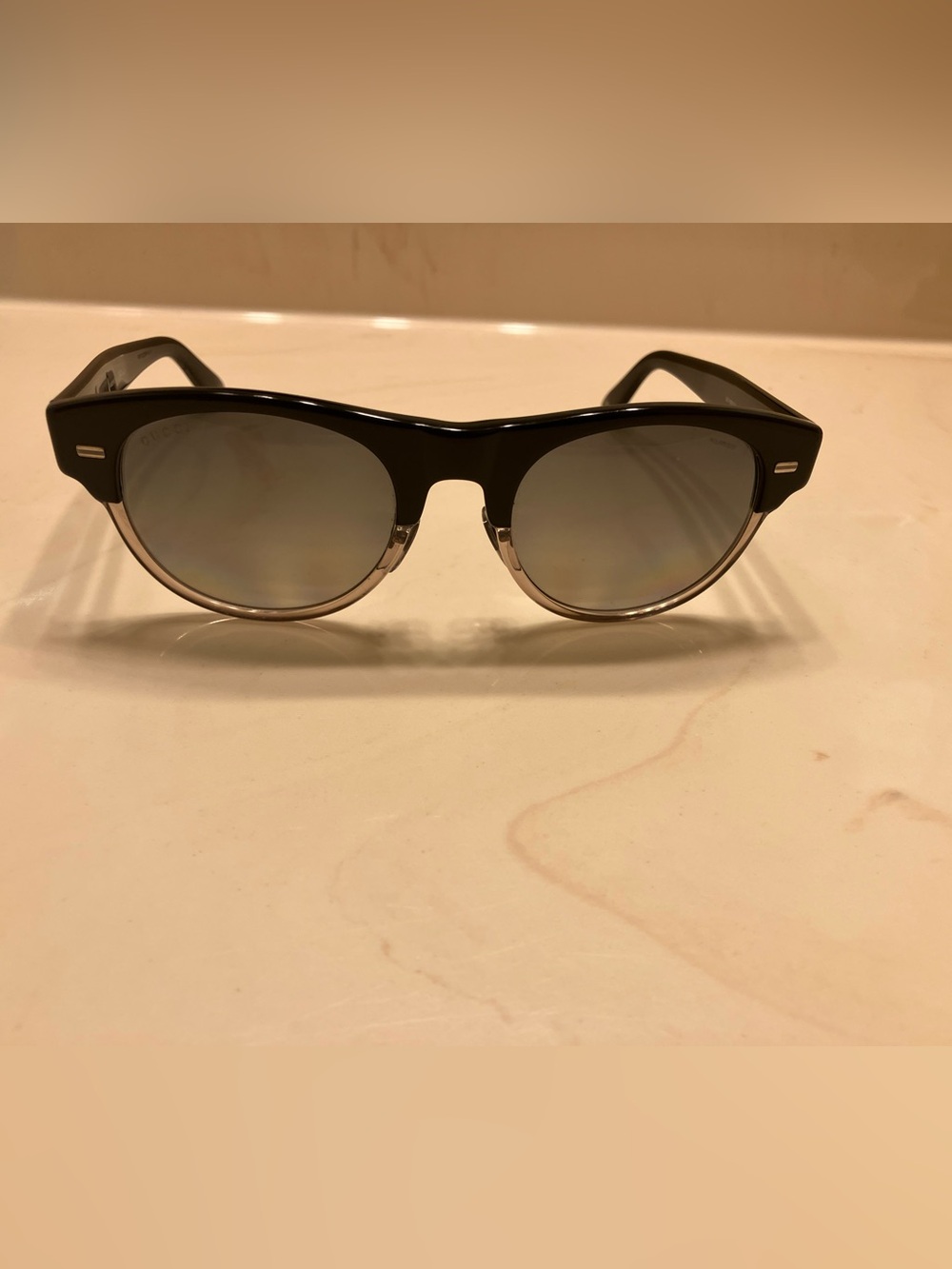 Gucci Black Sunglasses Arm with Model Engraving